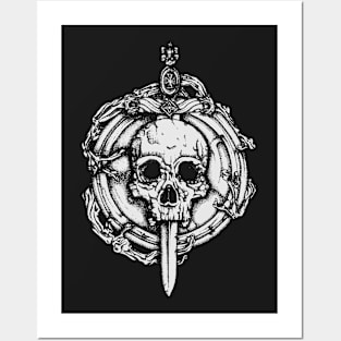 Bishop skull Posters and Art